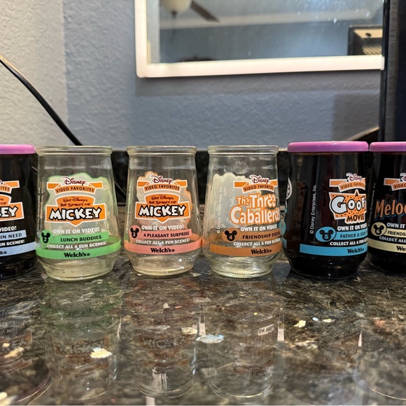 Disney Welch's Juice Glass Set